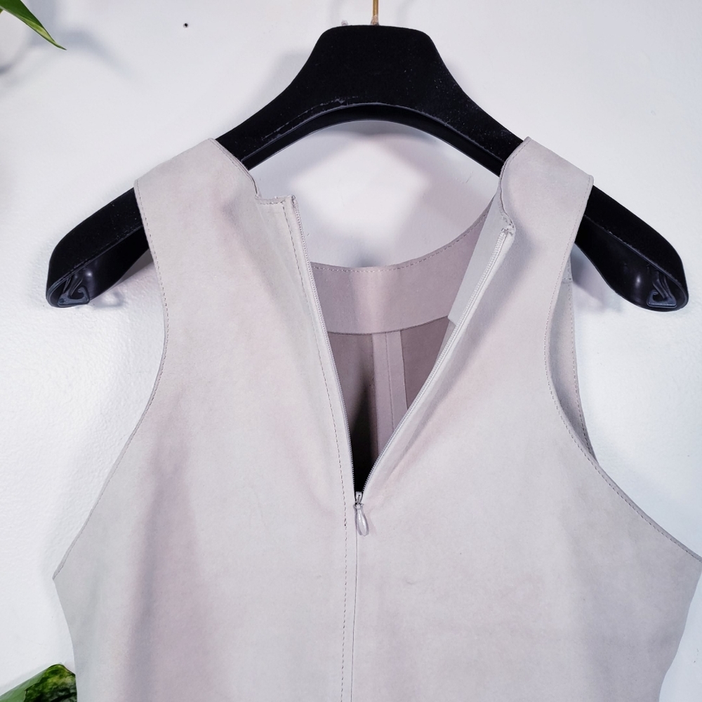 New $498 J BRAND 100% Lamb Suede Leather crop top - Picture 12 of 14